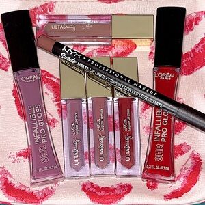 ***LIP BUNDLE!***
L'Oreal Infallible Pro Gloss | Ulta |
NYX Suède Lip Liner